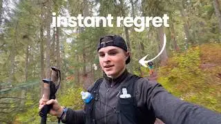 i ran a 25k trail race with no training | utmb whistler