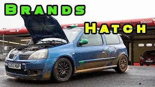 Binned it on Paddock Hill at Brands Hatch - Trials of the Blue Shed