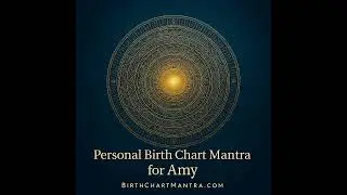 Personal Birth Chart Mantra for Amy | Created from Vedic Astrology