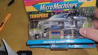 Galoob Micro Machines CALIFORNIA Highway Patrol Troopers CHP mustang foxbody SSP