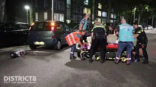 Scooterbestuurder gewond na botsing met auto Berensteinlaan Den Haag