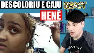 ELA DESCOLORIU O CABELO QUE TINHA HEN&Ecirc;  E CAIU  | DEU CORTE QU&Iacute;MICO