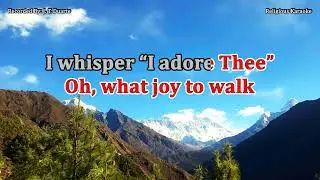 Each Step I Take - Key of C (Karaoke)