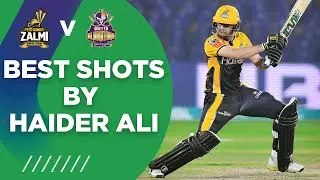 PSL2021 | Best Shots By Haider Ali | Quetta Gladiators vs Peshawar Zalmi | Match 8 | MG2T