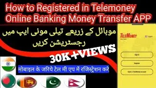 How to Register in TeleMoney Money Transfer APP | Online Mobile Banking | Sheeraz Tech