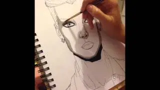 The Wicked And The Divine watercolor (Lucifer)