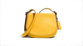 Coach Purse Yellow - Women's Leather 18 Saddle Bag - Dark Yellow On Amazon
