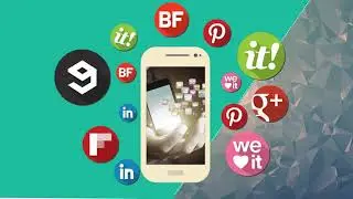 Contoh Video Iklan iOS & Android, Phone Mockup, Aplikasi Handphon, app store, App Promo