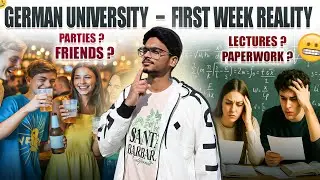 My First Week at a German University-What REALLY matters!!😢😢#studyingermany #indiansingermany
