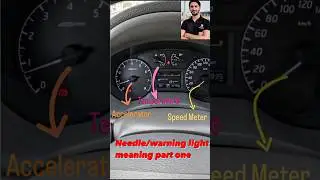 Car Dashboard Needle/Warning Light Meaning/Explanation🚗🚘#abudhabidriving#shorts