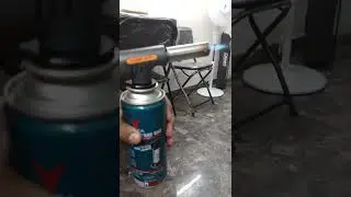Gas Torch + Butane Gas Cartridge demo