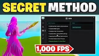 How PROS get INSANE FPS & LOW INPUT DELAY in Fortnite