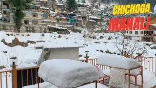 Manali Snowfall Today ❄️ | Chichoga Area | Winter Vibes | MR DREAM STAY