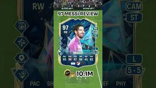 97 TOTS Messi Review 🇦🇷💎 The G.O.A.T Returns to FC25 in Style! #Shorts #fc25 #messi #fyp #fifa