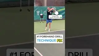 The ONE Tennis Forehand DRILL You Need (Technique Fix) Filipe Teixeira #tennis #tennisforehand