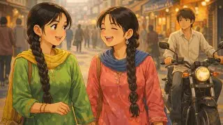 ✨ From Street Momos to dream Wedding | Ghibli-Style Indian Love Story 💖 ✨ #viral #youtube 