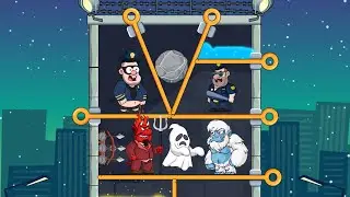 Prison Pin Rescue - All Levels Gameplay Pull Him Out ( Levels 330 - 351 )