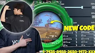 (2025) 오살 OSAL Pubg Sensitivity code 3.6/ 오살 OSAL PUBG CONTROL CODE 3.6/ @Dpluskiaosal  control Zone