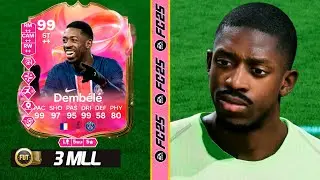 Mejor que Raphinha? 99 DEMBELE FUTTIES EA FC 25
