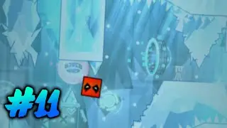 FROZEN CAVE 61% x7 / 60% x2 / 45% x2 / 43-96%  [EXTREME DEMON] #11 | Geometry Dash