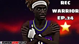 THIS 6&rsquo;11 WING PUTS UP A MEAN 30 PIECE WITH RANDOMS! (EP.24) | NBA2K23 REC WARRIOR ⭐️