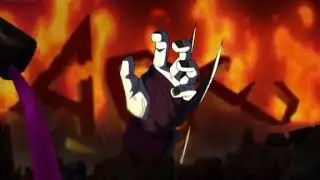 Joker-Shredder (batman vs tmnt)