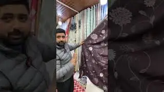 🪟 8 Curtains @ ₹1000 Deal | Zaid Khan Kashmiri | Dubai Curtain Collection Iqbal Park