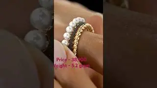 gold diamond ring collection/latest gold diamond & pearls ring design for women/gold ring for women