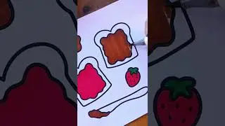 Who's hungry for some colorful activity? #adultcoloringbook #relaxingcoloringvideos #satisfying