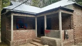 সুন্দর আধুনিক টিনশেড বাড়ির ডিজাইন ২০২১ | low cost 3 bedroom house design |  টিনের বাড়ির ডিজাইন ৷