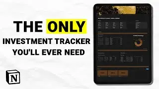 Notion Investment Tracker Template | Live Stock Prices & More