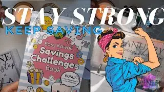 Saving when times are hard | Cash Stuffing EUR 110 | February Savings | 2026 Saving Goals