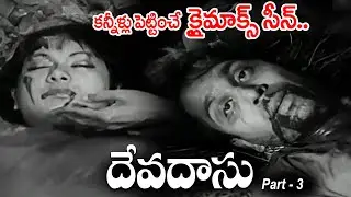 దేవదాసు, పార్వతి చనిపోయే సీన్.. | Devdas Movie | ANR, Savitri, Lalitha | iDream Mahbubnagar