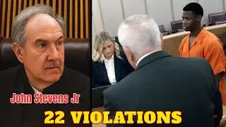Judge John Stevens Jr.'s Revokes Probation After 22 Violations — 10 Years Prison