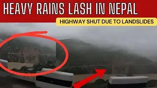 🚧 Highway CLOSED, Landslides, Fear & No Hotel!