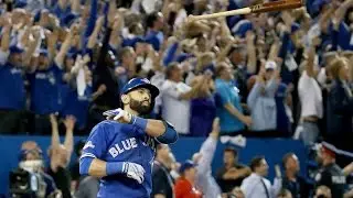 Jose Bautista Gm5 HR bat flip