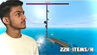 This mega raid farm produces 22k items/H in minecraft hardcore || Hardcore Minecraft ||
