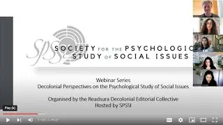 Webinar - Coloniality of Knowledge in Hegemonic Psychology, II: Confronting Professional Discipline