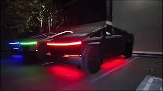 CYBERTRUCK NEMESIS TRIFECTA Custom RGBW DRL by SW LIGHTS