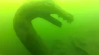 Ogopogo HIDDEN STATUE Dive Helmet walk