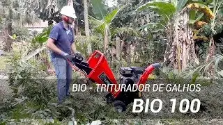 Triturador de Galhos BIO 100 com 6,5 HP