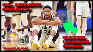 Meet Giannis Antetokounmpo's Worst Nightmare - Toronto Raptors DEFENSE Highlights | January 15, 2022