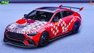 Mercedes GT 63 Christmas Edition | Debadge | #benz #fivemcarmods #fivem #gta5 #gta5mods #ragemp