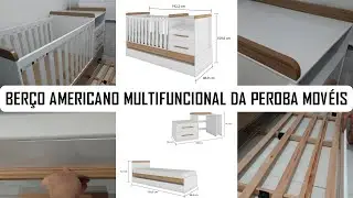 A CAMA DO THEO CHEGOU | BERÇO MULTIFUNCIONAL | PEROBA MÓVEIS | DECORAÇÃO DE QUARTO | MÓVEL INFANTIL