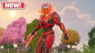 unsc spartan Fortnite skin gameplay (it glitched at the end )￼