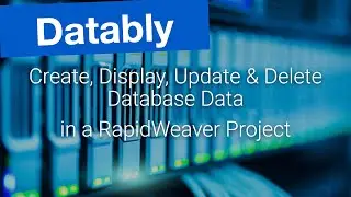 Datably Stack: display, update, add database data in a web project