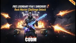 UNLOCKING the FFAR 1 SHREDDER Legendary! 🎸 FREE Rock Master Reward in COD Mobile