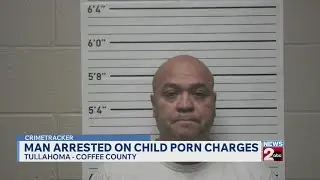 Man arrested on child porn charges