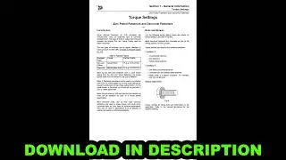 JCB JS120 Service Manual PDF - English Workshop Repair Guide - Download Now