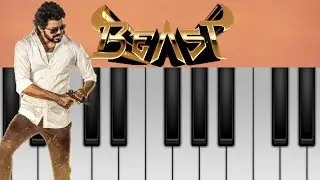 Beast BGM In Piano | Beast BGM Piano Notes - #tiptoppiano